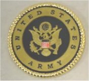 Army Insignia or Coaster 3 5/8" D