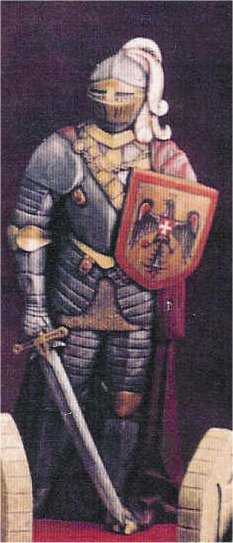 Knight with Sword 26"T