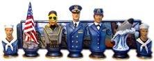 DH Navy Chess Set Board Sold Sep.
