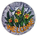 Welcome Dragonfly Slab/Plaque 11"