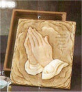 Bible Box Praying Hands 9.25x12"