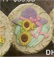 DH Sunflower Harvest Slab/Plaque 11"