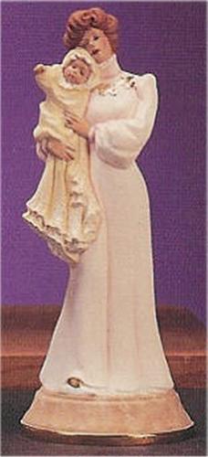 Victorian Lady w/Baby 13"T