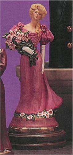 Victorian Lady w/Flowers 12.5"t