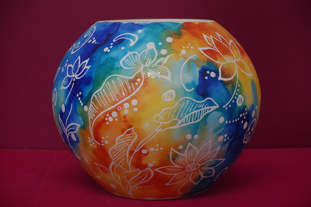 Duncan Pillow Vase 10 x 12"w