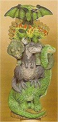 Stack of Dinosaurs 11.25"t
