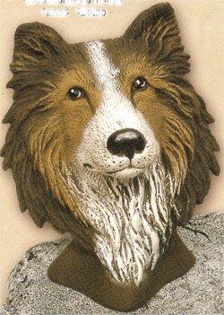 Collie Bust 4.25"t