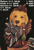 Woodcarved Retriever 9.5"