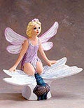 Fairy Riding Dragonfly 9"H