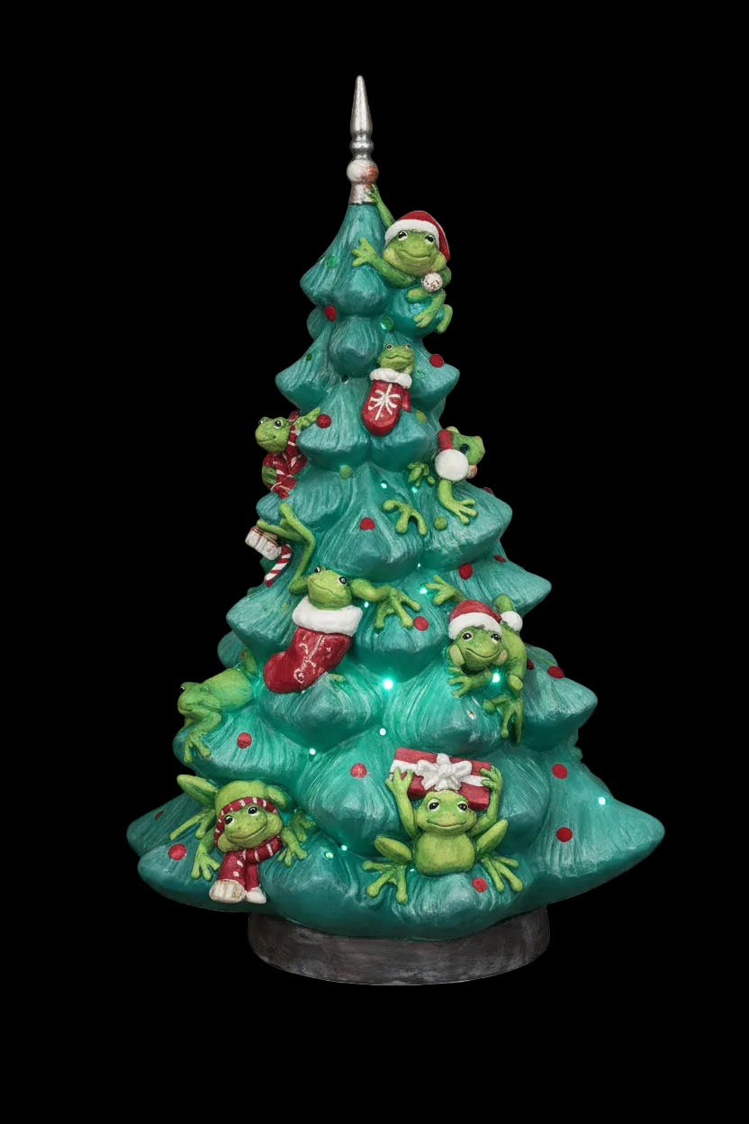 Frog Tree Lite Up 15"T