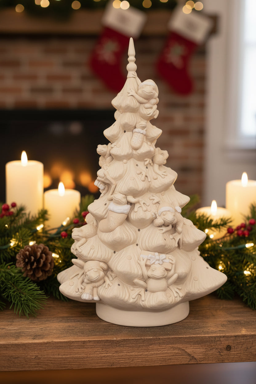 Frog Tree Lite Up 15"T