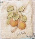 Apricot Plaque 9"