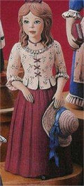 Victorian Girl w/Hat 14"T