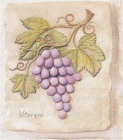 Grape Plaque 9"