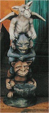 Gargoyle Totem 10.5"T