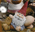 Gnome w/Toadstool 10"W