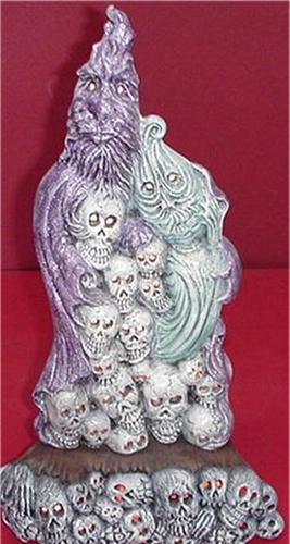 Ghost Family & Skulls 17"tall