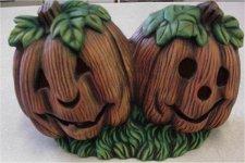 Dbl. Pumpkins 7.5"L
