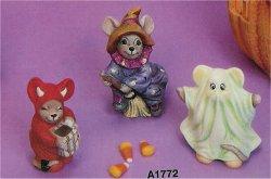 Mice Trick or Treaters Set