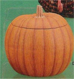 Pumpkin w/Lid 6.25"t