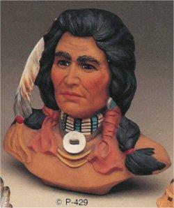 Cheyenne Brave Bust 11"