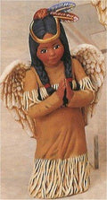 Ind.Girl Angel Praying  9"t