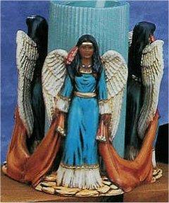 Indian Angel Candle holder 6"T candle Not Included