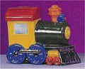 Cute Train 6"L
