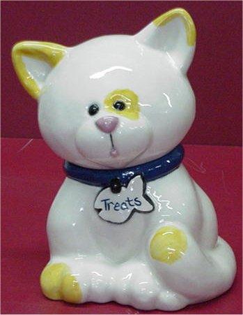 Kitty Treat Jar 7"