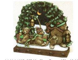 Christmas Bears LiteUp 13x10.5"