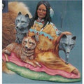 Maiden w/Wolves 6.5"x8"L