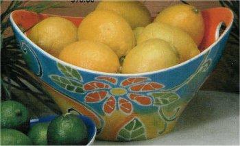 Mayco Bowl w/Handles Cut Out 11.75"w x 6"t