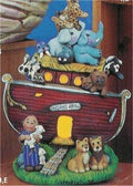 Noah's Ark Lamp 10"T lite kit not incld.