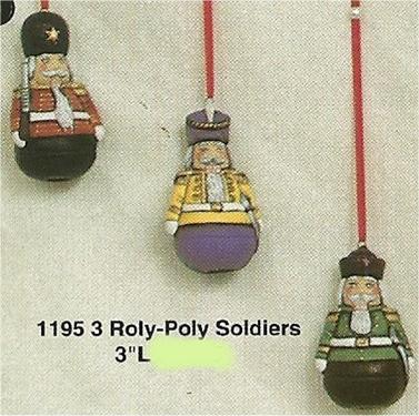 Nutcracker Orn. Set 3"L