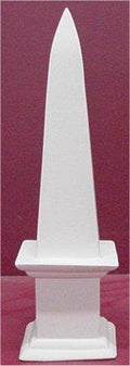 Obelisk 12"T