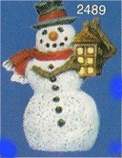 Snowman w/Lantern Orn. 3"t