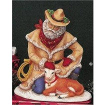 PV Cowboy Santa 7.25"T