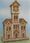 Petro Clock Tower 11"x6"x4"