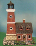 Petro Square Lighthouse 11.5"x7x4"