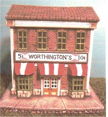 Petro Worthington's 5 & 10  4x6x6.5"
