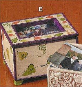 Photo Frame Box w/Lid Plain 4.75x5.75"