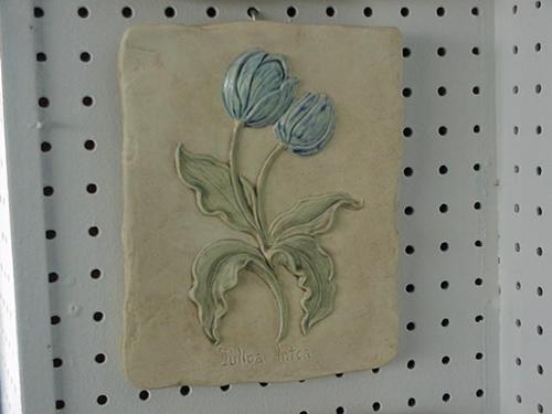 Tulip Plaque 9"
