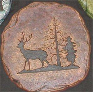 Deer Plaque/Slab 11x11"