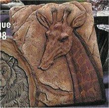 Giraffe Plaque 8x9"