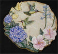 Humming Bird Plaque/Slab 11x11"