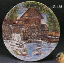 Water Mill Plaque 6" dia