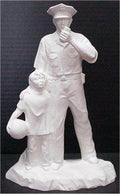 Policeman w/Child 12"t