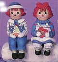Raggedy Ann & Andy Set 6"t
