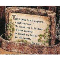 Religous Fountain 11x7"t Tank Glazed