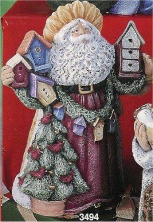 Gare BirdHouse Santa 10"t